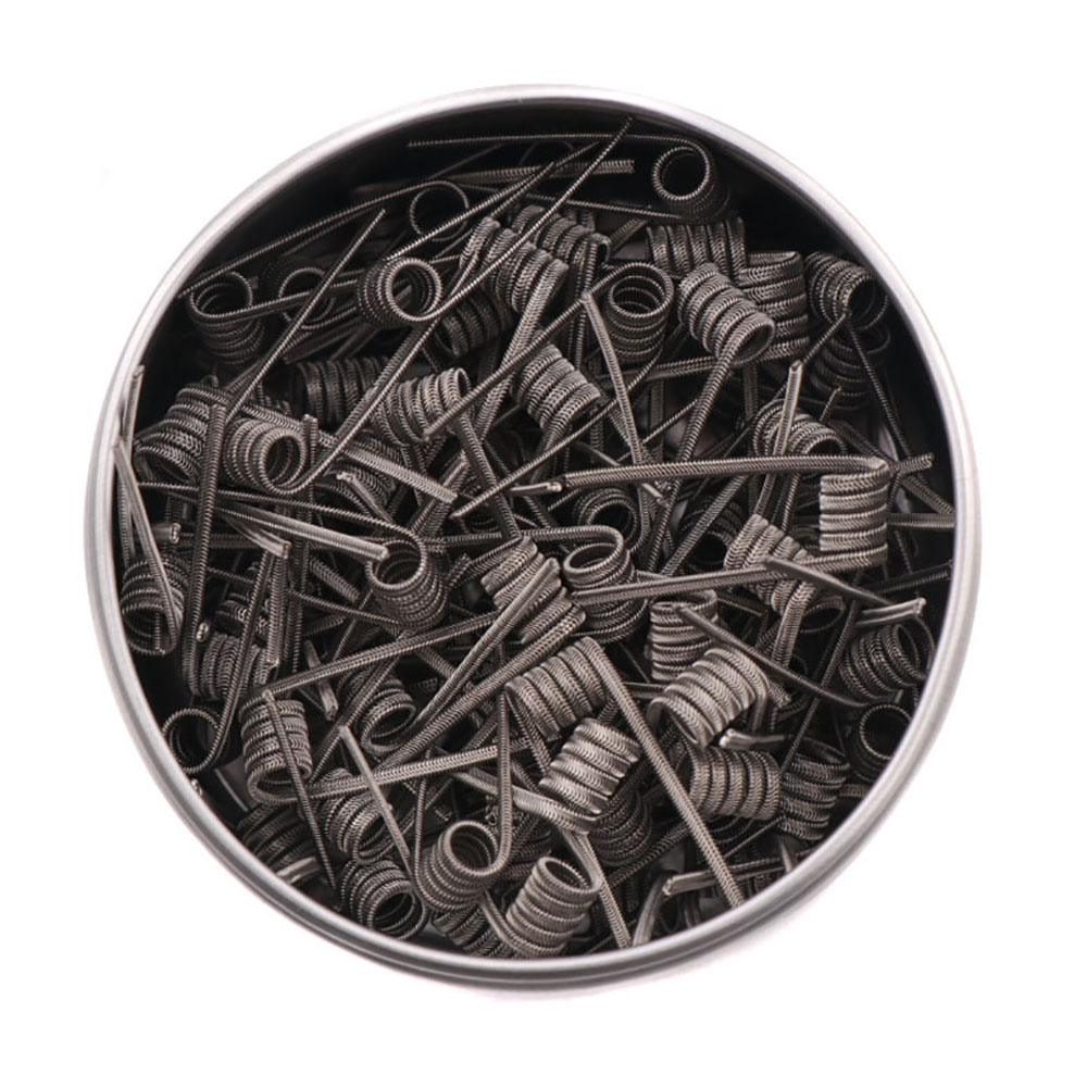 Clapton Wire Pre Built - NUOVO XFKM 100 pz/scatola NI80/A1/SS316L Alien