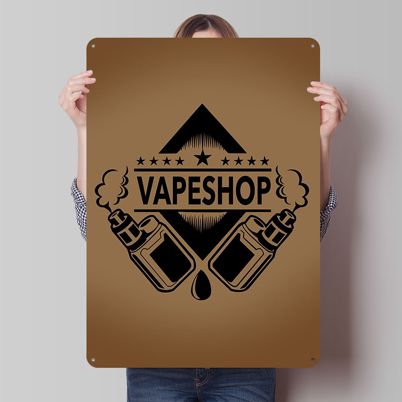 Vaping Shop - Vape Shop Logo Poster in banda