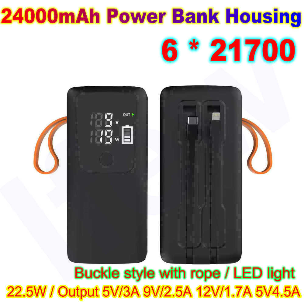 Battery Case Storage - 21700 Custodia per batteria Power Bank