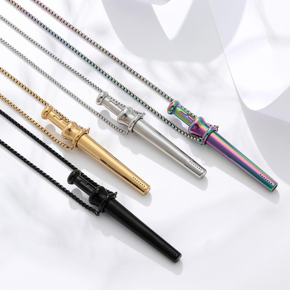 Vaping Goods - Collana Antistress Grande in Acciaio Inossidabile,