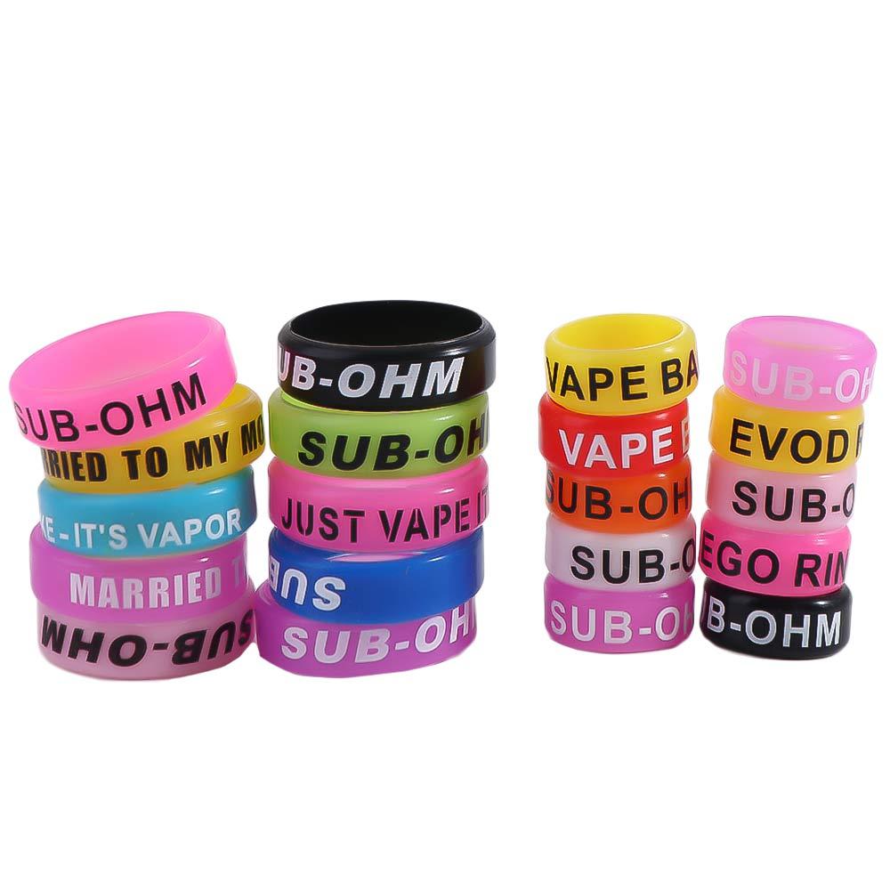 Vape Band Silicone - 10 pezzi antiscivolo per canna da