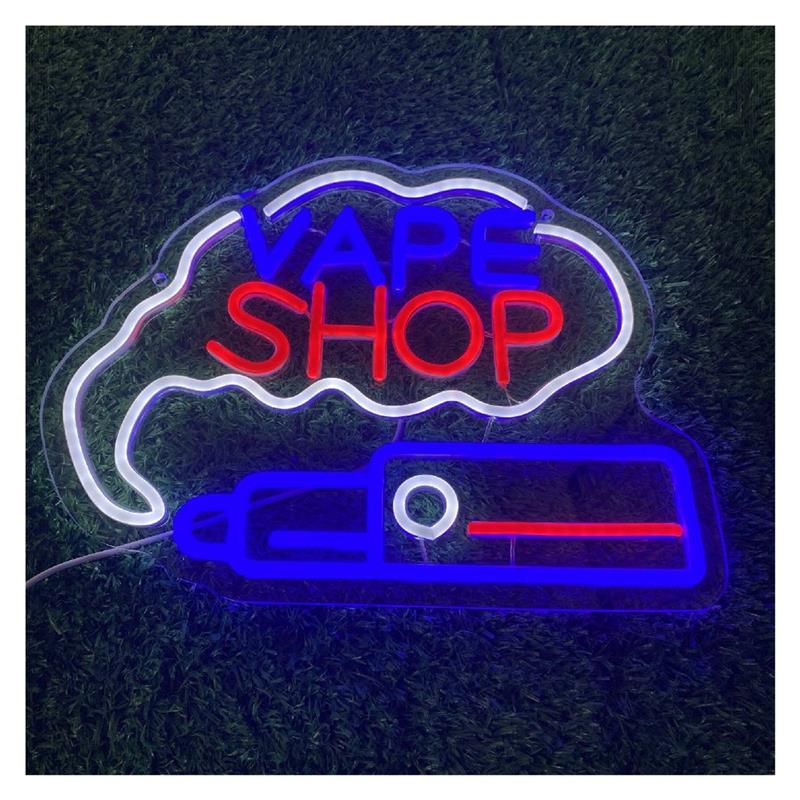 Vaping Shop - Insegna al Neon per Negozio di