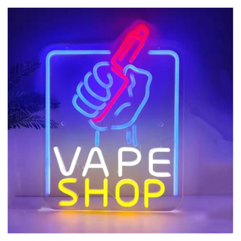 Vaping Store - Insegna al Neon per Negozio di