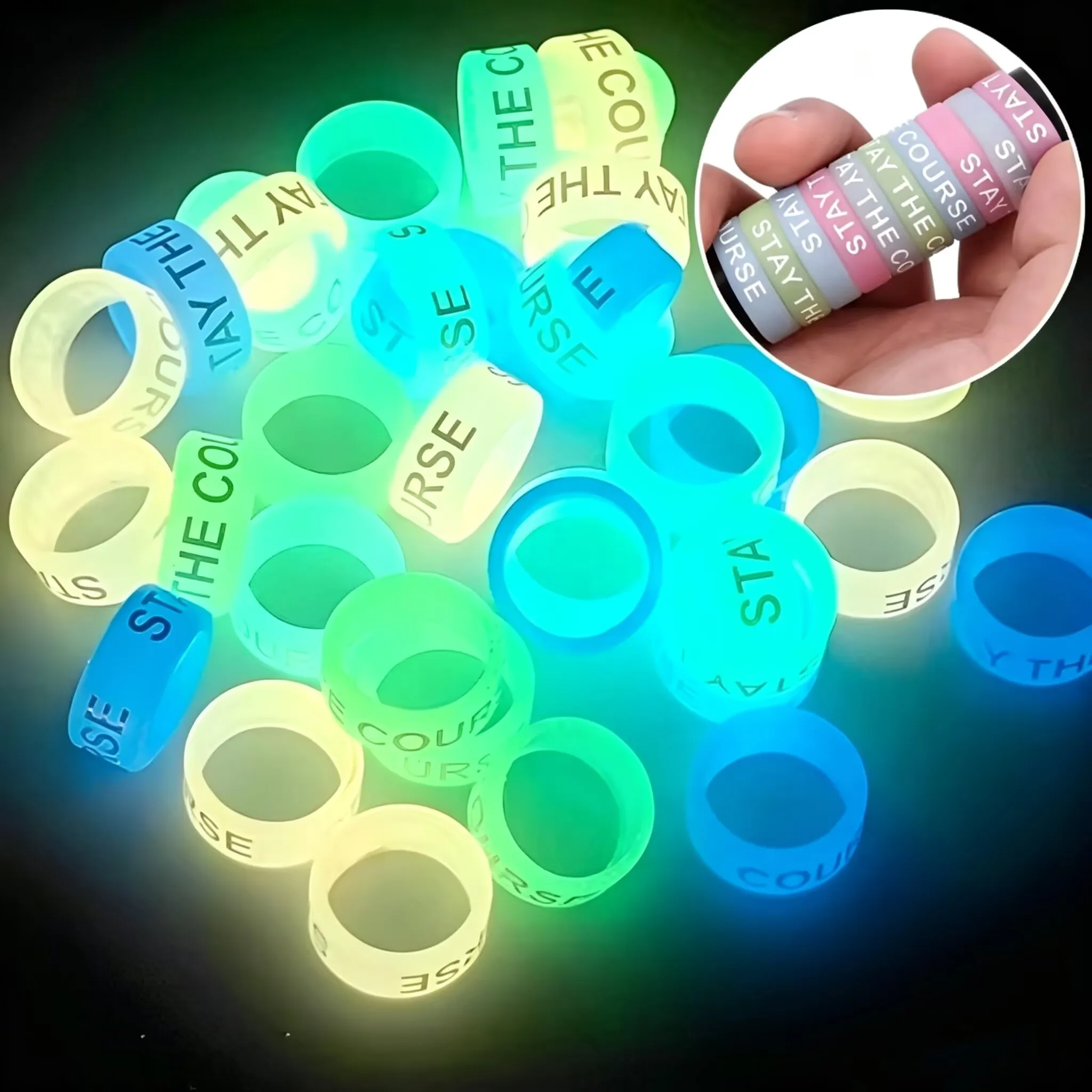 Vape Band Silicone - 20 Pezzi Fascette Antiscivolo in Silicone