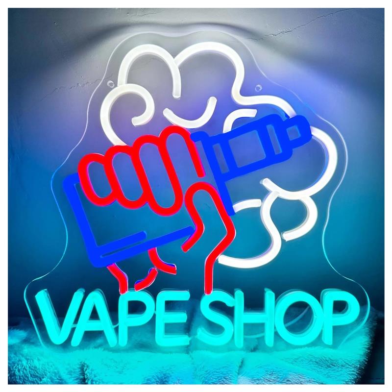 Vaping Store - Insegna al Neon per Negozio di