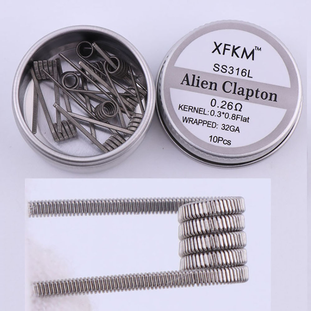 SS316L 10 pz/scatola bobine pr - Clapton Wire Pre Built recensione e prezzo