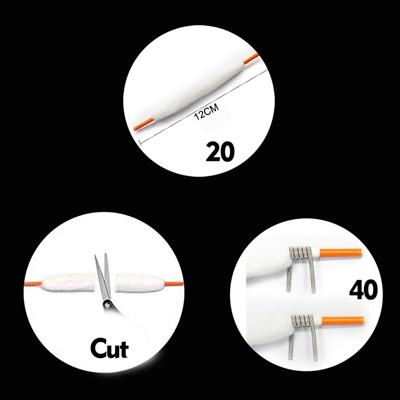 100 pz Bobina stoppino Cotone  - Vaping Goods recensione e prezzo