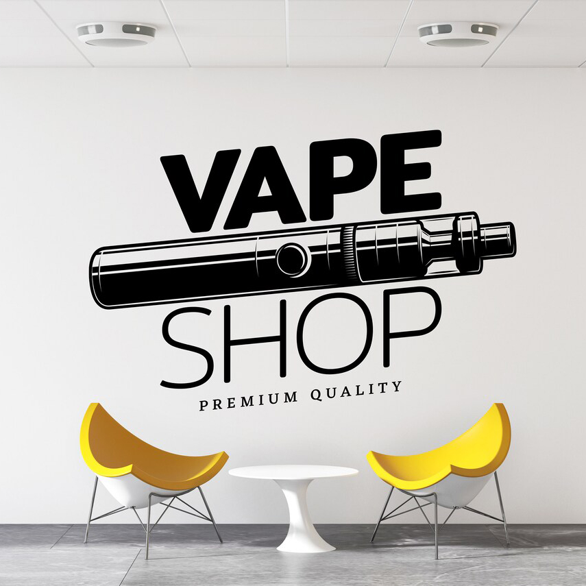 Vape Shop Wall Decal Window St - Vaping Store recensione e prezzo
