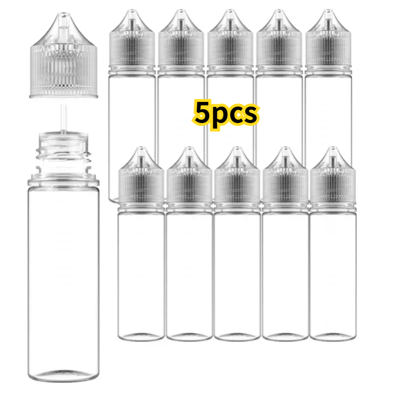 5PCS 30ml-120ml PET Trasparent - Juice Bottle Dropper recensione e prezzo