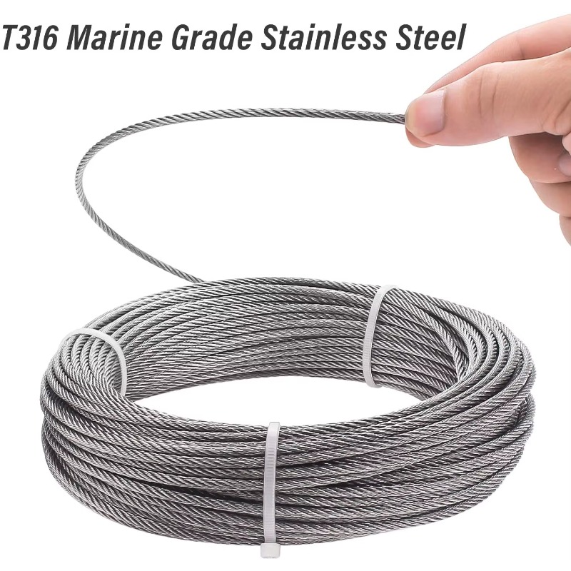 Fune metallica 7X19 Diametro 3 - Stainless Wire Ss316 recensione e prezzo