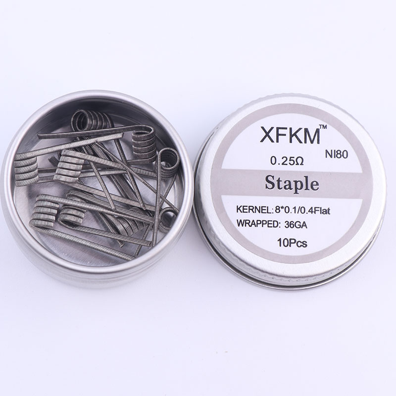 Nuovo XFKM 10 pz/scatola NI80  - Clapton Wire Pre Built recensione e prezzo