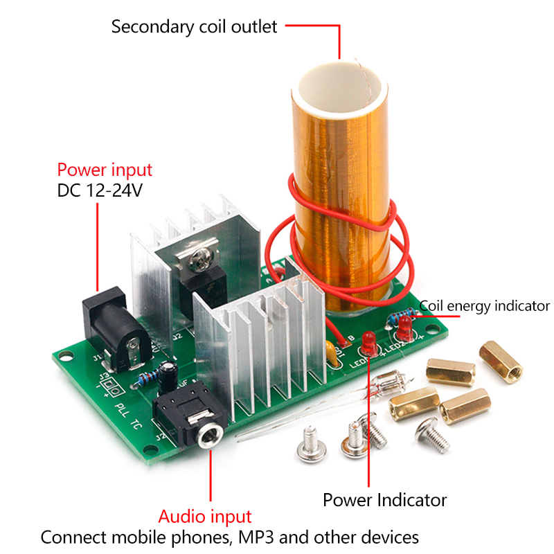 Mini Bobina di Tesla Kit Elett - Coil Building Kit recensione e prezzo